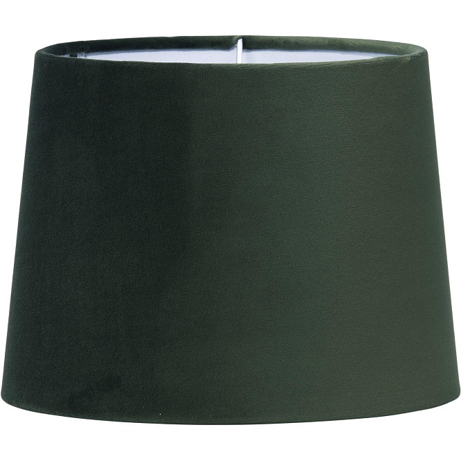 Duży abażur do lampy stojącej 40cm aksamit butelkowa zieleń